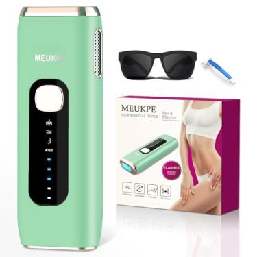 Imagem de MEUKPE Dispositivo de Depilação a Laser IPL para Mulheres e Homens em Casa, 999.900 Flashes Permanentes para Tratamento Facial, Pernas, Braços, Linha de Biquíni, Corpo Inteiro