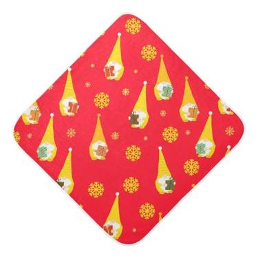 Imagem de Burbuja Gnomos Toalha de banho para bebês - Toalha com capuz de musselina macia e absorvente para recém-nascidos e bebês, 89 x 89 cm