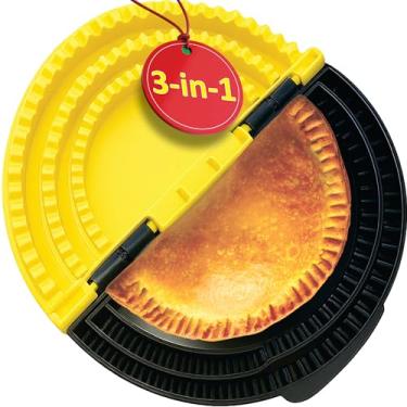 Imagem de Selador de tortilha profissional 3 em 1 e máquina de quesadilla para envoltórios de 25,4 cm + 20,3 cm + 15,2 cm, selante ajustável e removível para burritos, tacos, bolinhos, calzone, sanduíche