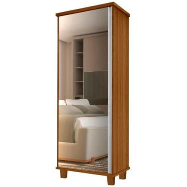 Imagem de Armario Multiuso Sapateira 1 Porta 00703502 Carvalho - MÓVEIS LUAPA