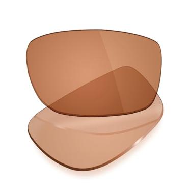 Imagem de Mryok Lentes de substituição UV400 para óculos de sol Smith Touchstone, HD Polarized, proteção UV, resistente a impactos e ajuste perfeito - marrom