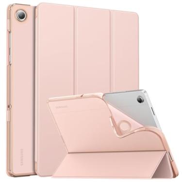 Imagem de MoKo Capa para Samsung Galaxy Tab A11 Plus 11 polegadas 2025/ Tab A9 Plus 11 polegadas 2023 com capa protetora traseira translúcida de TPU macio, capa para tablet A11+/A9+, despertar/hibernar