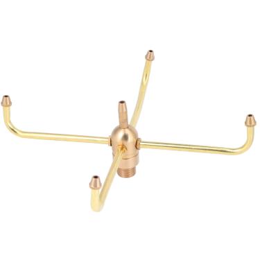 Imagem de Pissente Sprinkler de Bico Giratória de Latão Com 4 Braço de Spray de Fluxo de 4 Braço para o Jardim Hotel Hotel Pourtyard Water Recurso