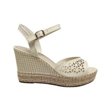 Imagem de Sandália Plataforma Anabela Alta Feminina Confortável Elegante Dakota Y9872-Feminino