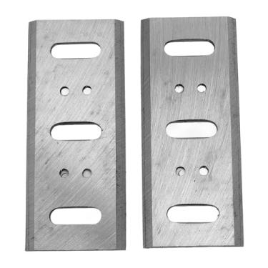 Imagem de WALFRONT Lâminas de Plaina de Madeira, 2 Peças, Substituição de Lâminas de Plaina de Aço de Alta Velocidade Com Bordas Afiáveis ​​para Madeira Compensada de Madeira Macia