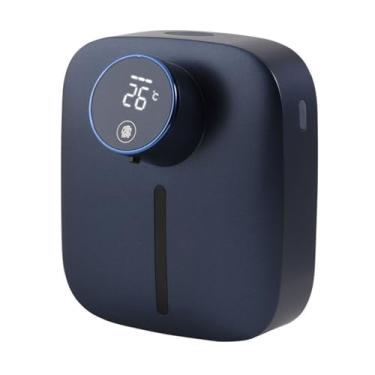 Imagem de Dispenser de Sabonete Automático em Espuma Sem Toque Parede com Display Temperatura Antisséptico para Mãos Sensor Início Uma Tecla Multifuncional Banheiro Cozinha Escritório Escola Hotel