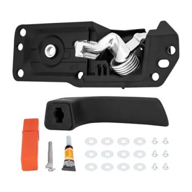 Imagem de LLPTA Kit de maçaneta interna do lado esquerdo do motorista - compatível com Chevy Avalanche Silverado Suburban Tahoe GMC Sierra Yukon 2007-2011 Cadillac Escalade ESV EXT - 20871488 20833606
