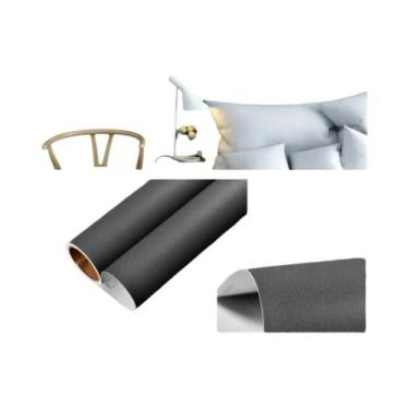 Imagem de Papel De Parede Vinílico Autoadesivo Fosco 2/3/6m Branco Cinza Preto P