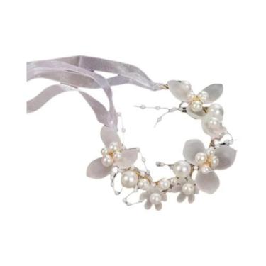 Imagem de Tiara De Pérolas E Cristais Para Noivas, Coroa De Casamento, Joia De C