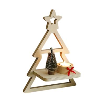 Imagem de Prateleiras Decorativas | Organizador Doméstico Decorativo | Prateleiras Flutuantes Para Plantas De Natal | Para Feriados Quarto Entrada Porta Lareira Banheiro Hall De Entrada