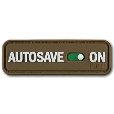 Imagem de M-Tac Remendo Morale Auto Save On - Adesivos de PVC para colete, mochilas, chapéus - Patch militar tático com suporte de gancho (coiote)