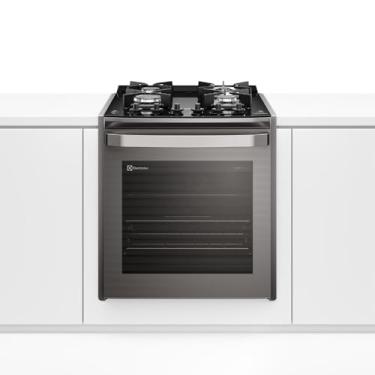 Imagem de Electrolux Fogão de Embutir 4 bocas Electrolux Cinza Experience Mesa de Vidro, Grill e PerfectCook360 (FE4EG) 127V