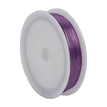 Imagem de YDJIANCAI Fio de artesanato de alumínio macio e dobrável de 0,3 mm para fabricação de joias, embrulho de arame, miçangas - rolo de 50 m para escultura, modelagem, arranjos florais DIY suprimentos de