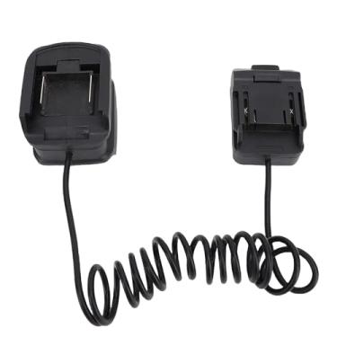 Imagem de Adaptador de bateria ferramenta elétrica cabo de extensão de bateria com alça elástica para bl1840 bl1850 bl1830 bl1820 bl1815 trabalho ao ar livre material abs 1 pacote
