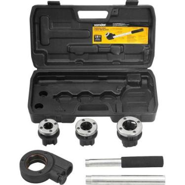 Imagem de Jogo Tarraxas Manuais Para Canos Metálicos 1/2 a 1" BSPT Vonder