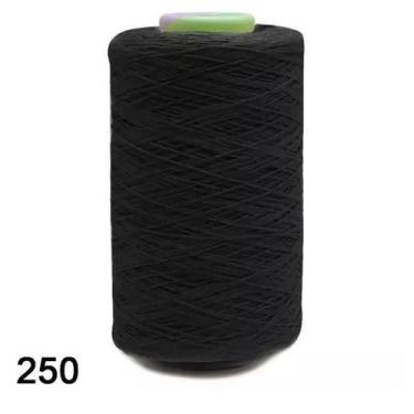 Imagem de Barbante EuroRoma Big Cone Fio 6 1,800 kg Cor 250 Preto - no-brand