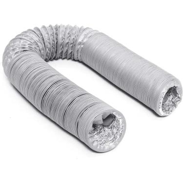 Imagem de Mangueira De Duto 80 Mm / 100 Mm / 110 Mm / 130 Mm / 150 Mm Ar Condicionado Portátil Tubo De Ventilação De Exaustão Tubo De Exaustão Flexível Saída De Mangueira Par, One Color, DIA.110MM-6M