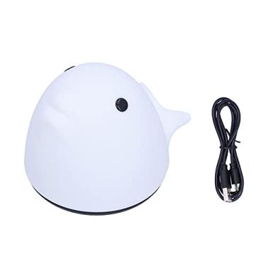 Imagem de Toque luz noturna USB recarregável de silicone padrão de desenho animado LED de 7 cores para crianças dormindo luz noturna com função de suporte de telefone móvel para quarto de