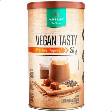 Imagem de Vegan Tasty Proteina Vegetal 420g Nutrify, Caramel Macchiato, 420g
