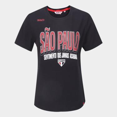 Imagem de Camiseta São Paulo Casual Feminina-Feminino