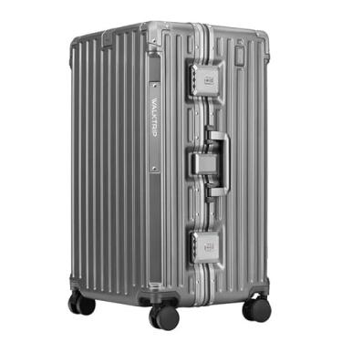 Imagem de Tourister Bagagem para PC, mala de viagem com senha TSA com roda giratória (20/24 polegadas, unissex)(Black,28 inches)