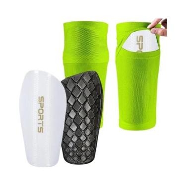 Imagem de Conjunto De Caneleiras De Futebol Unissex Respirável Com Bolso Indepen