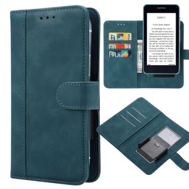 Imagem de Ranyi Capa para leitor de eBook OBOOK 5, carteira de couro universal com compartimentos para cartões, clipe móvel, flip magnético, capa de proteção para leitor de eBook OBOOK5/OBOOK 5 de 4,3 polegadas