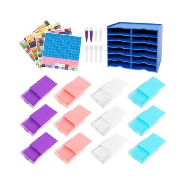 Imagem de Bandeja De Ferramentas Para Pintura Diamante 5D Com Suporte, Acessório