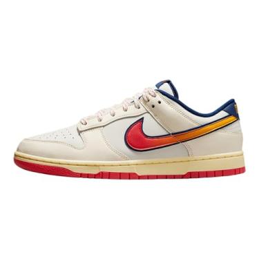 Imagem de Nike Tênis masculino Dunk Low Retro SE (HV5749-110, marfim pálido/vela/ouro universitário/carmesim claro), Marfim claro/vela/ouro universitário/carmesim claro, 3.5