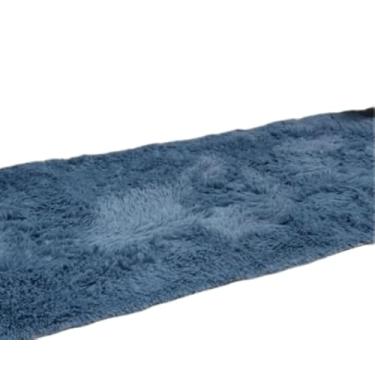 Imagem de Tapete Passadeira 2,00 x 0,60 Felpuda Beira Cama Corredor Quarto Sala Pelo Fácil de Limpar e Durável, Adapta-se a Residências Brasileiras(CINZA)