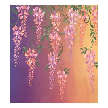 Imagem de SEHANY Vinhas vintage flores silvestres capa de ímã de máquina de lavar louça, painel magnético decorativo antiarranhões, adesivos de ímã de geladeira, decoração de flores de cozinha 58 x 66