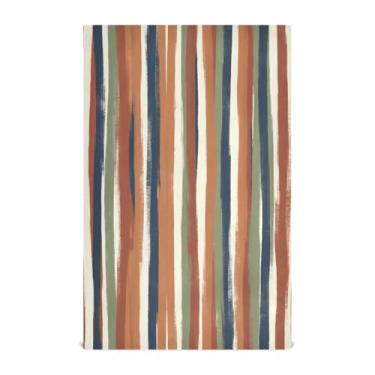 Imagem de Wassud Toalhas de prato de cozinha Earthy Brush Strokes 1 pacote de panos de prato macios com laço para pendurar toalha de mão de secagem rápida super absorvente toalhas de chá de mesa decorativas 71