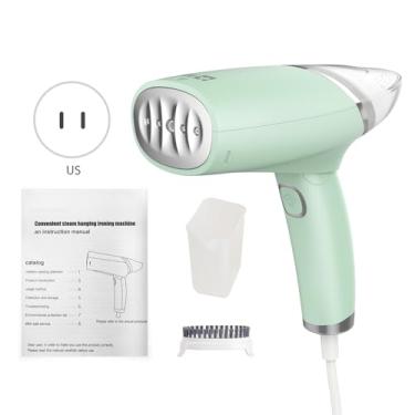 Imagem de Vaporizador portátil para roupas Vaporização horizontal e vertical 1000W Tanque de água removível 100ml Aquecimento rápido tecido dobrável Removedor r