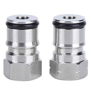 Imagem de Generic Conjunto de Adaptador de Poste de Bloqueio de Bola Portátil de Aço Inoxidável para Barril de Fermentação Caseira 9/16 Pol.-18, Conector de Gás para Fabricação de Cerveja Artesanal, 304 SS 2