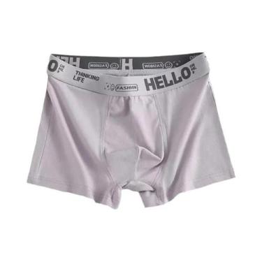 Imagem de Cueca Boxer Masculina Adolescente, Cintura Média, Respirável E Confort