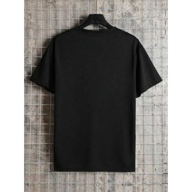 Imagem de Camiseta Unissex Estampada Urso Minimalista Streetwear Casual Moderna 