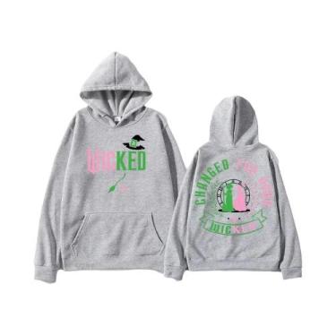 Imagem de Moletom Com Capuz Manga Longa Outono Inverno Estilo Retrô Punk Confort