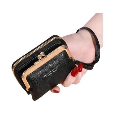 Imagem de Carteira Feminina Curta De Moda Com Grande Capacidade, Porta-Moedas, P