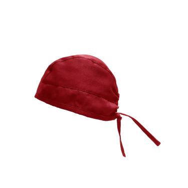 Imagem de Bandana Vermelha Touca Cozinha Bar Restaurante Unissex 10un