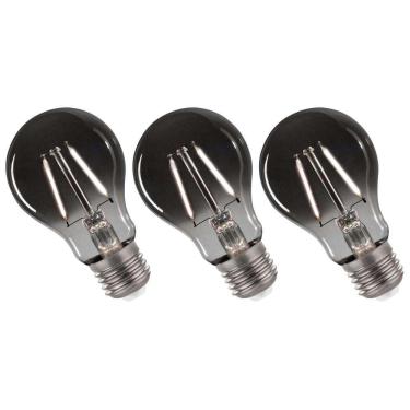 Imagem de Lâmpada Led Fumê 30w Kit 3 Unidades Vintage Branco Quente Retrô Bivolt