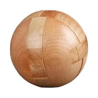 Imagem de Quebra-Cabeça De Madeira De Halloween, Natal E Ação De Graças: Bolas D