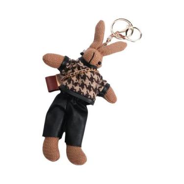 Imagem de Chaveiro De Coelho Coreano Fofo Com Pés Longos, Boneca Requintada, Pin