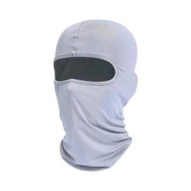 Imagem de Máscara De Esqui Masculina De Rosto Inteiro Preta Balaclava Protetor D