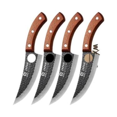 Imagem de Faca De Cozinha Forjada À Mão, Cutelo Para Carne, Faca Para Desossar, 