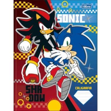 Imagem de Caderno Brochurao Caligrafia Sonic 40fls Capas Sortidas - Tilibra