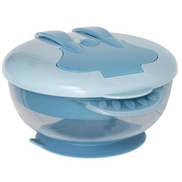 Imagem de Kit Refeição Buba Com Talher e Compartimento Azul