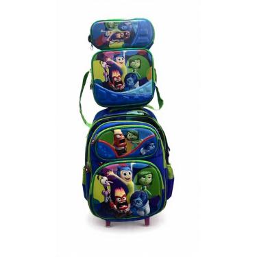 Imagem de Mochila com Rodinhas com Lancheira e Penal Infantil Divertidamente