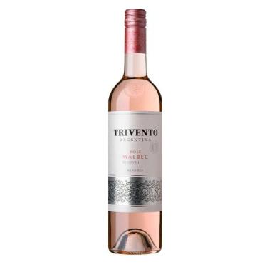 Imagem de Vinho Argentino TRIVENTO Reserve Rosé Seco Malbec Mendoza - Concha Y T