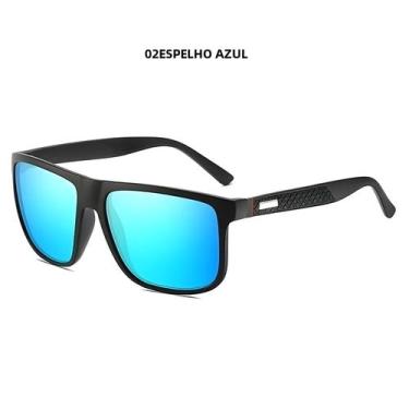 Imagem de Óculos de Sol Quadrados Polarizados Vintage - Unissex, UV400, Marca de