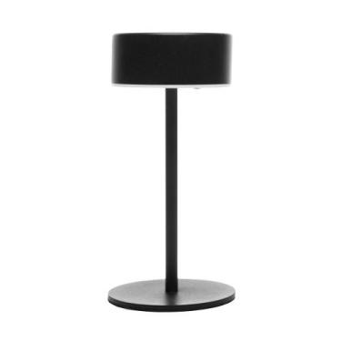 Imagem de Luminária de Mesa Led 3 Tons Usb Lyra Preta Metal - Lyor